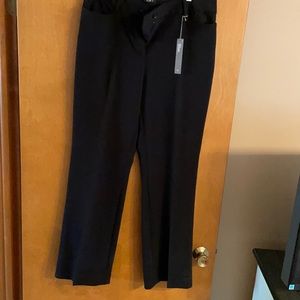 Black Loft curvy trouser